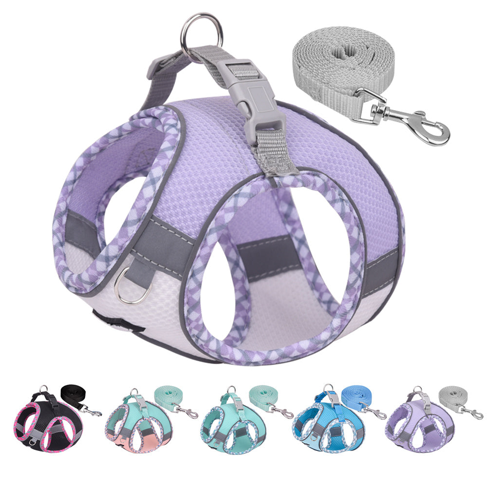 Aiitle Step in Breathable Air Mesh Dog Harness Orange