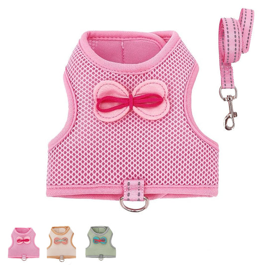 Aiitle Cute Adjustable Rabbit Harness and Leash Set