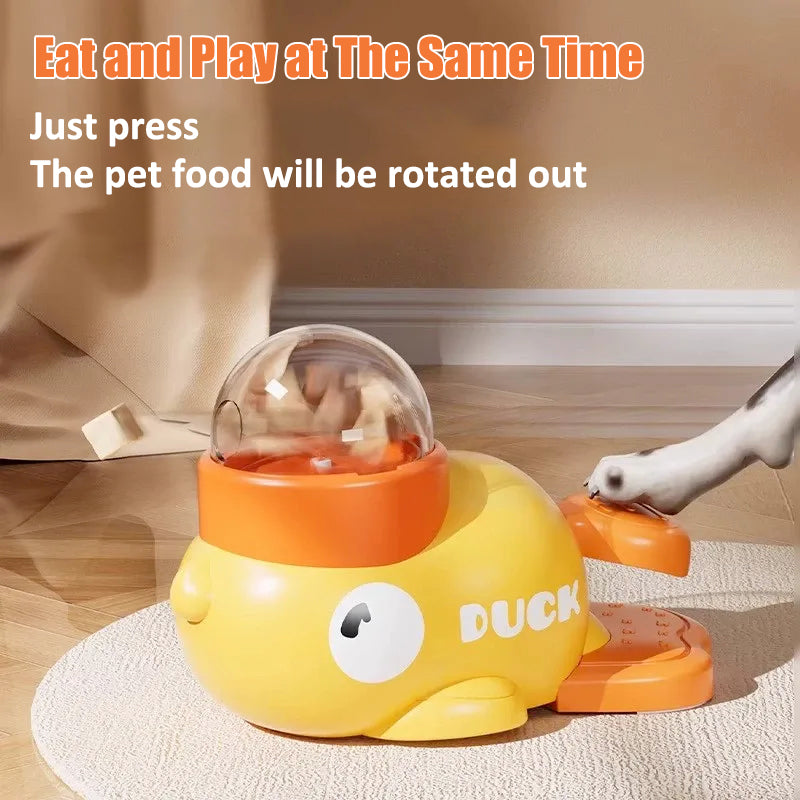 Aiitle Cute Duck Pet Treat Dispenser