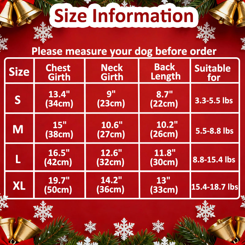 Aiitle Dog Christmas Outfit