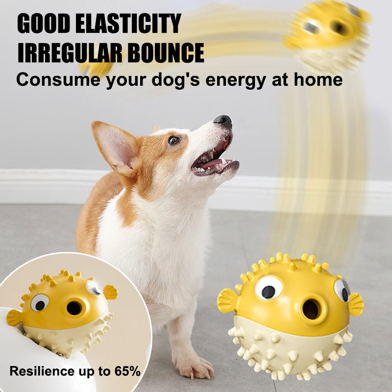 Aiitle Dog Bouncing Fish Chew Toy