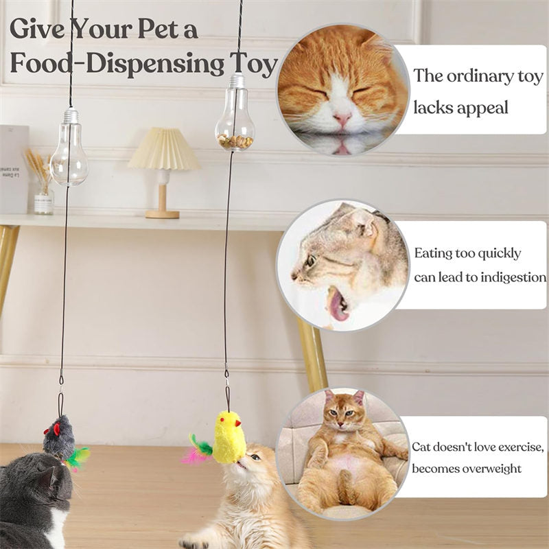 Aiitle Interactive Cat Toy Hanging Treat Dispenser