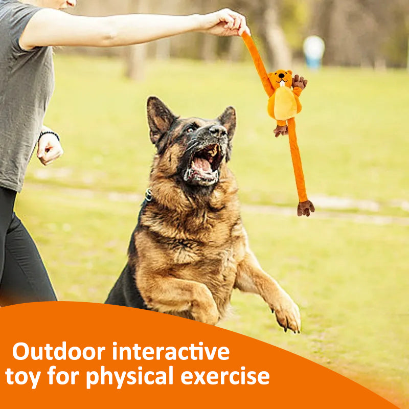 Aiitle Retractable Tug Plush Dog Toy