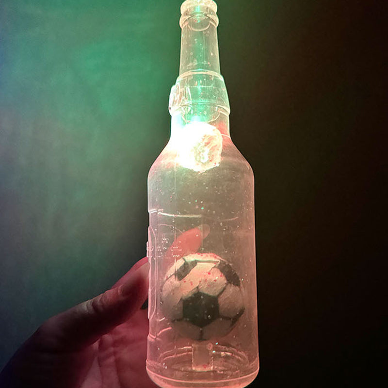 Aiitle Upgrade Glitter Dog Bottle Toy with Ball