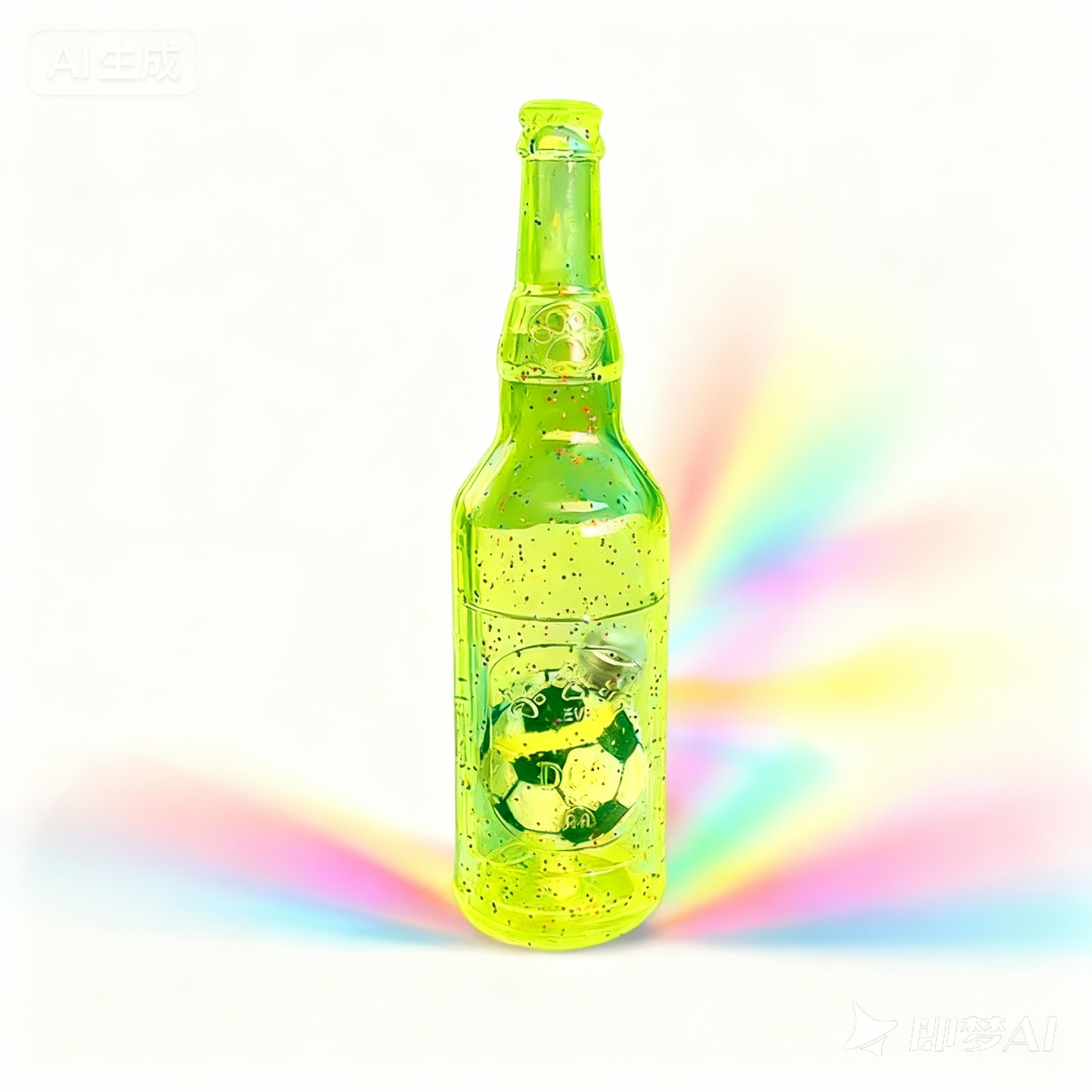 Aiitle Upgrade Glitter Dog Bottle Toy with Ball
