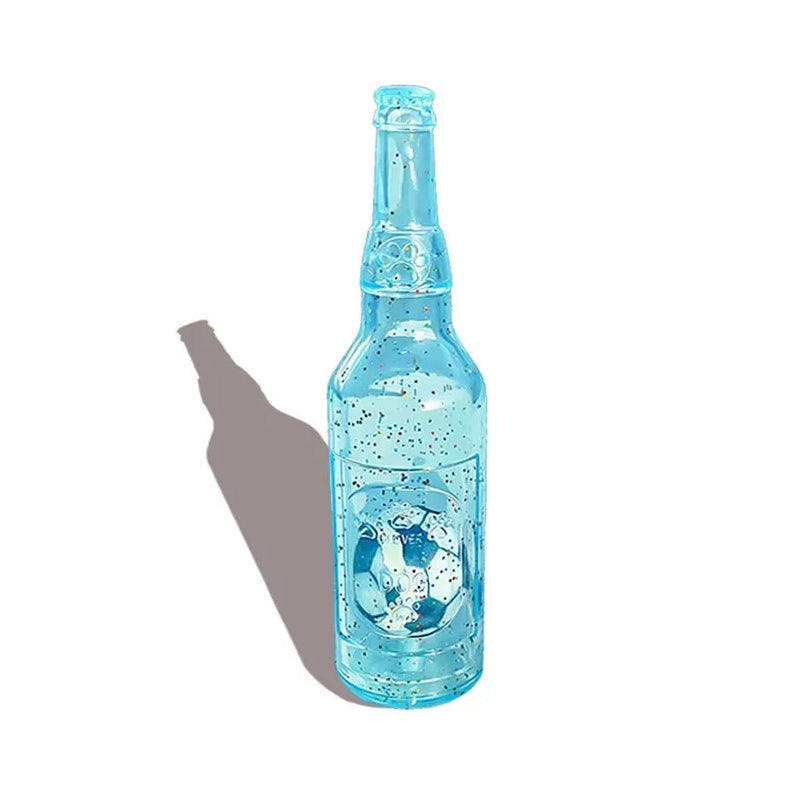 Aiitle Upgrade Glitter Dog Bottle Toy with Ball