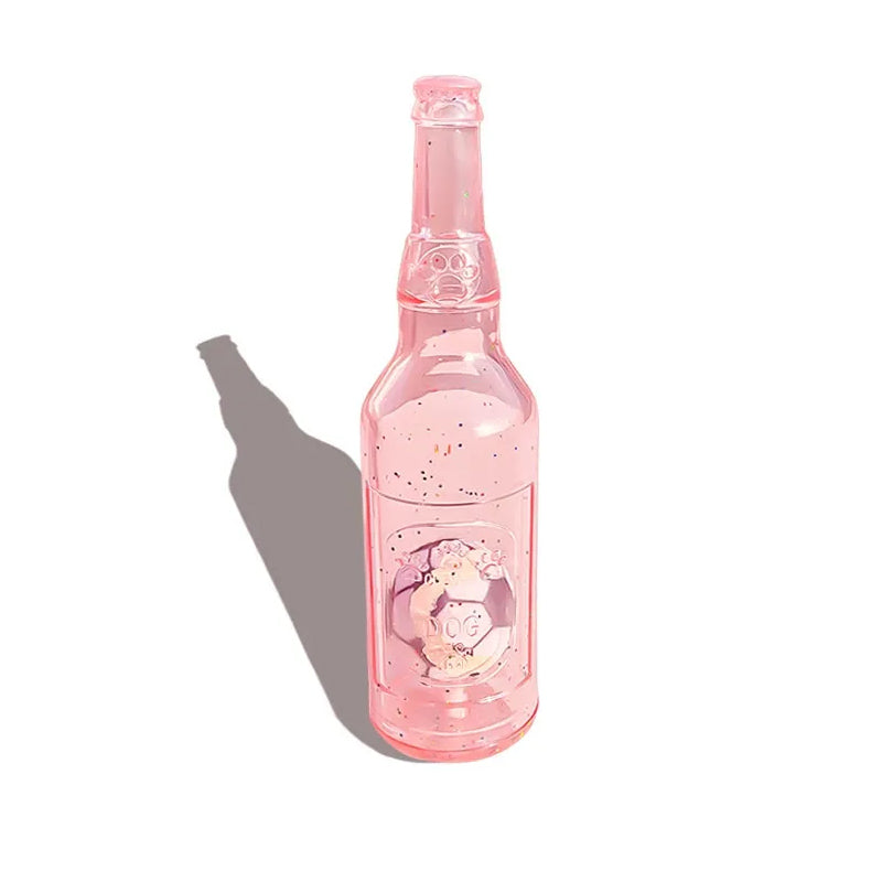 Aiitle Upgrade Glitter Dog Bottle Toy with Ball