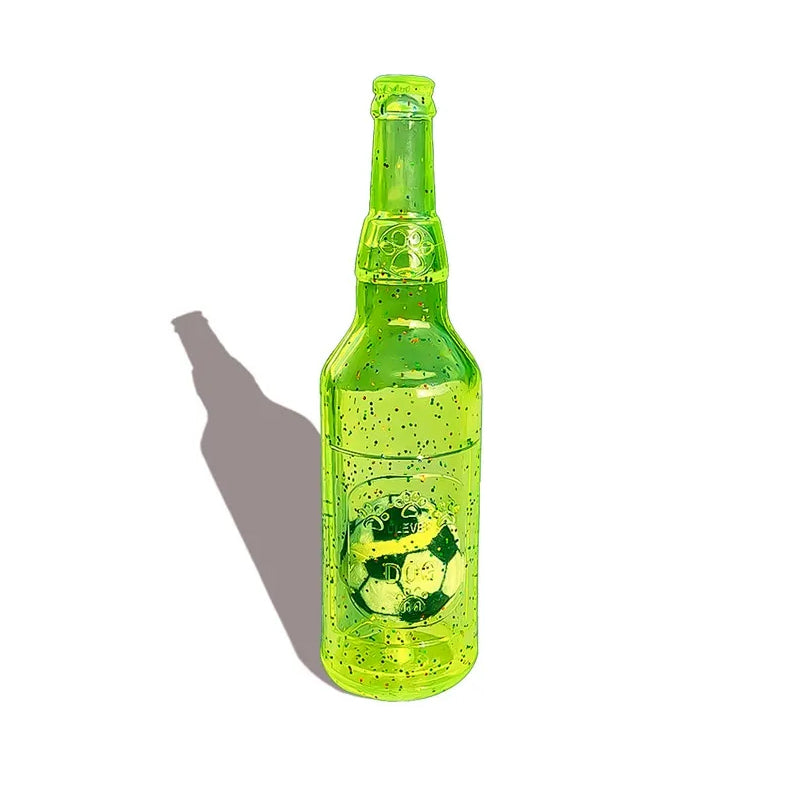 Aiitle Upgrade Glitter Dog Bottle Toy with Ball