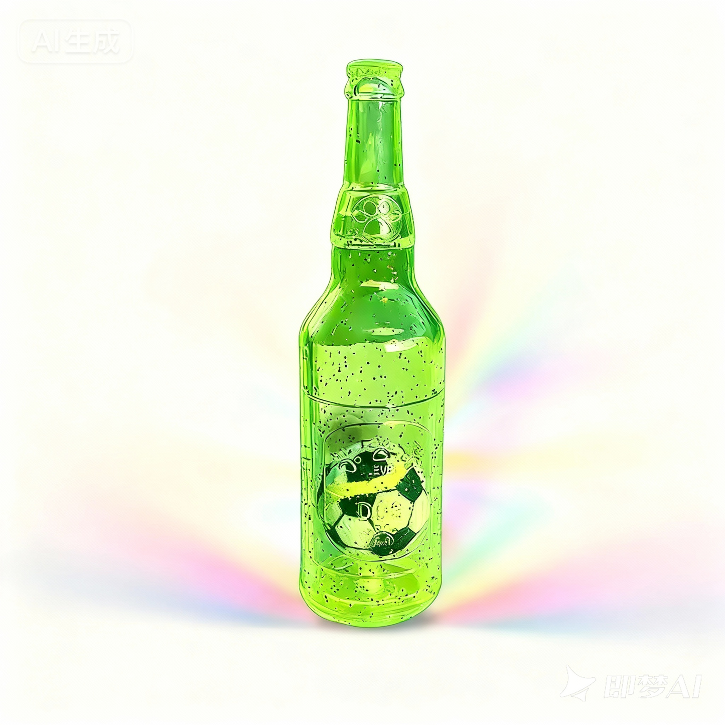 Aiitle Upgrade Glitter Dog Bottle Toy with Ball