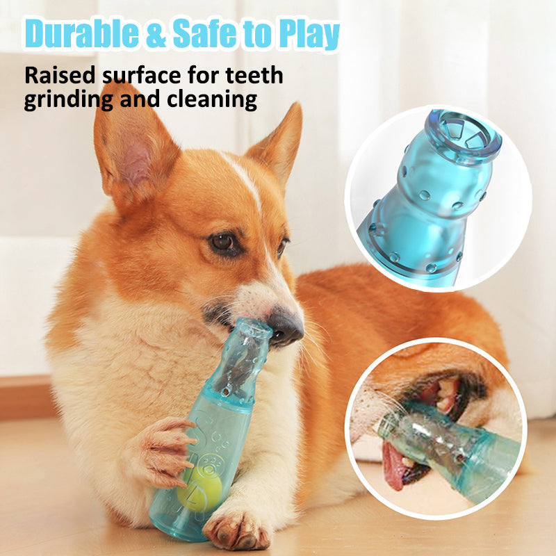 Aiitle Upgraded Dog Chew Bottle Toy with Ball