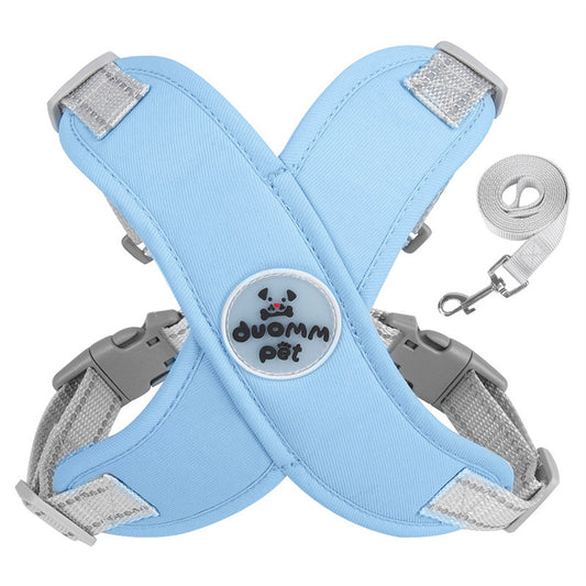 Aiitle X Shaped Adjustable Dog Harness Soft Padded