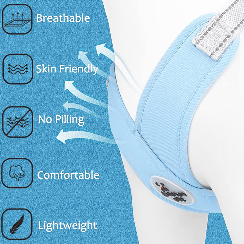 Aiitle X Shaped Adjustable Dog Harness Soft Padded