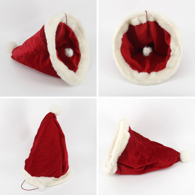 Aiitle Christmas Hat Cat Sleeing Bag