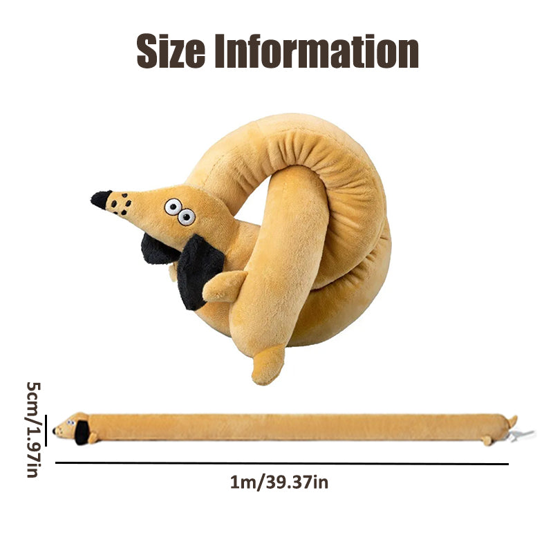 Extra-Long Plush Squeaky Dog Toy