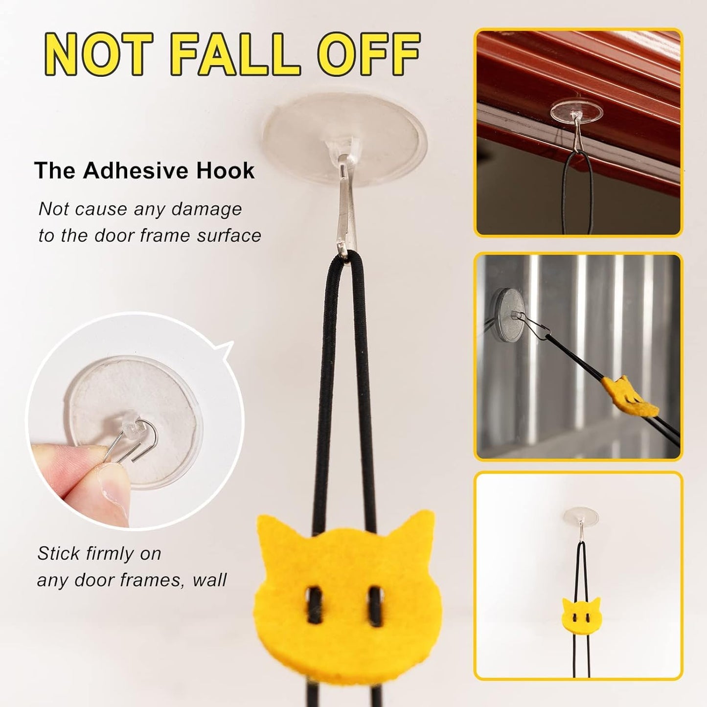 Aiitle Hanging Cat Catching Mouse Toy 3 PCS Set