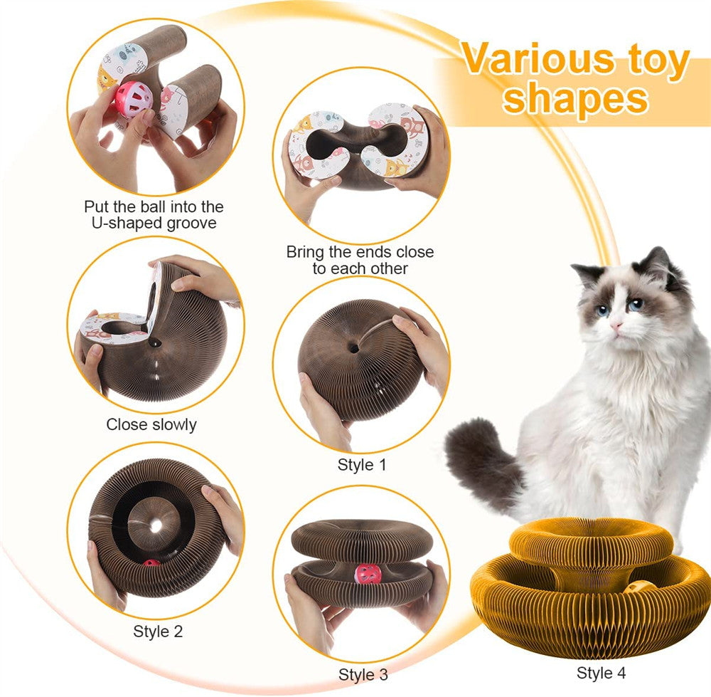 Aiitle Flexible Cat Scratcher Toy