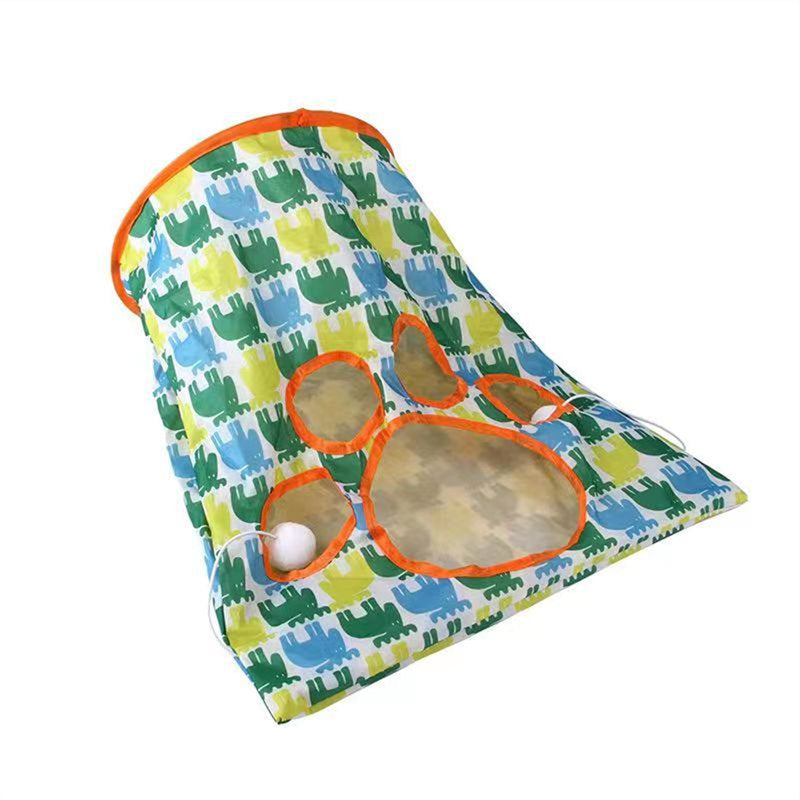 Aiitle Squeaky Self Interactive Cat Tunnel Bag