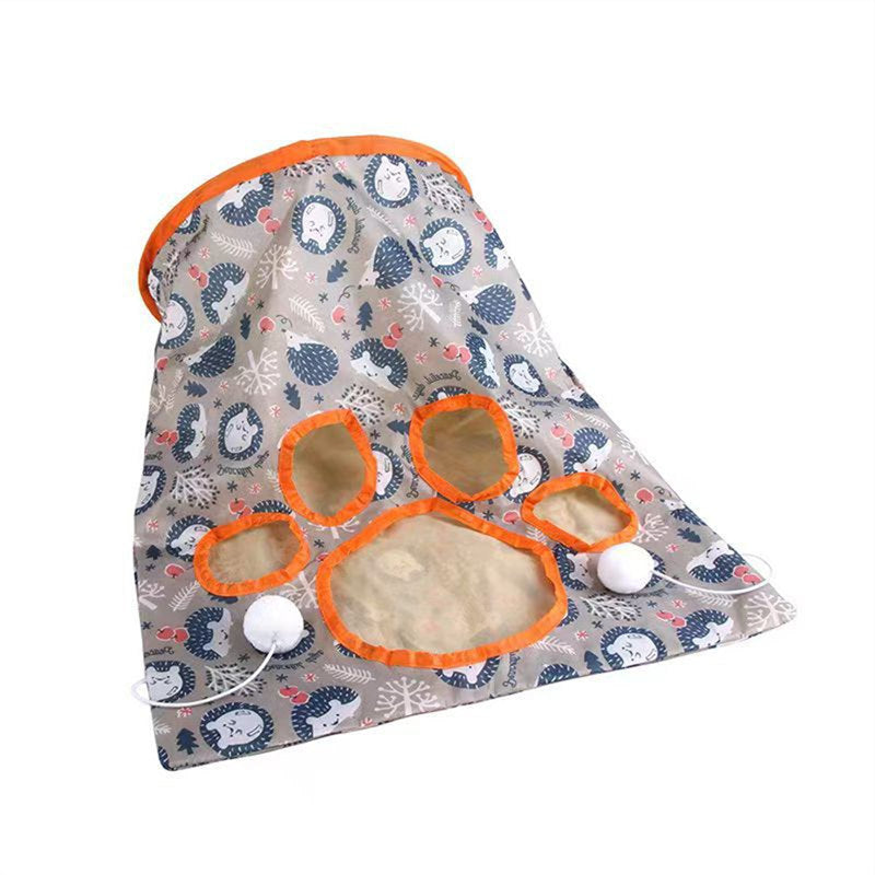 Aiitle Squeaky Self Interactive Cat Tunnel Bag