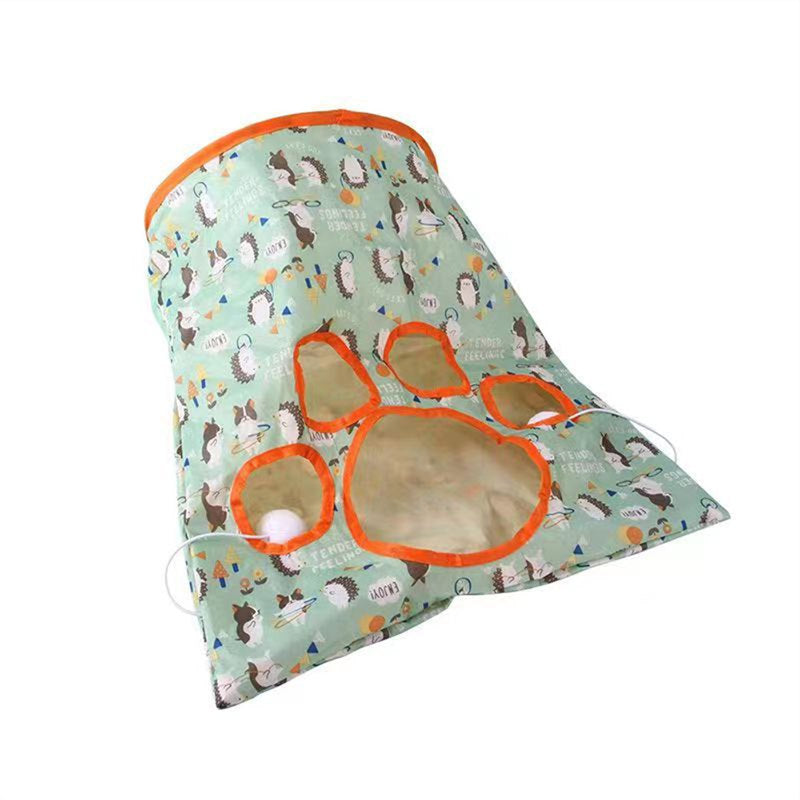 Aiitle Squeaky Self Interactive Cat Tunnel Bag