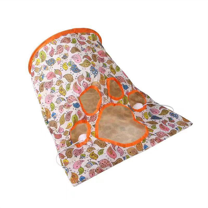 Aiitle Squeaky Self Interactive Cat Tunnel Bag