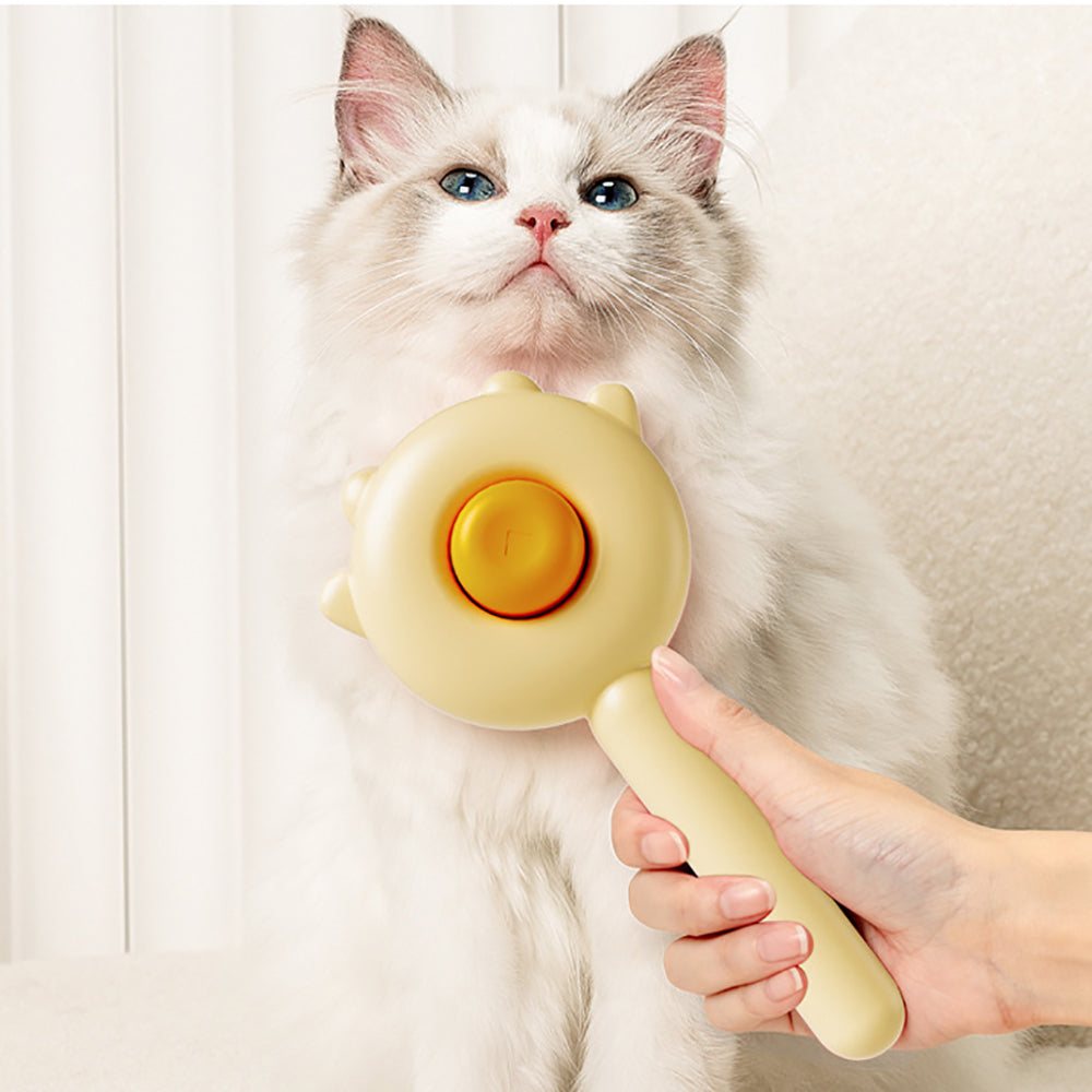 Aiitle Pet Loose Hair Remove Self-Cleaning Brush