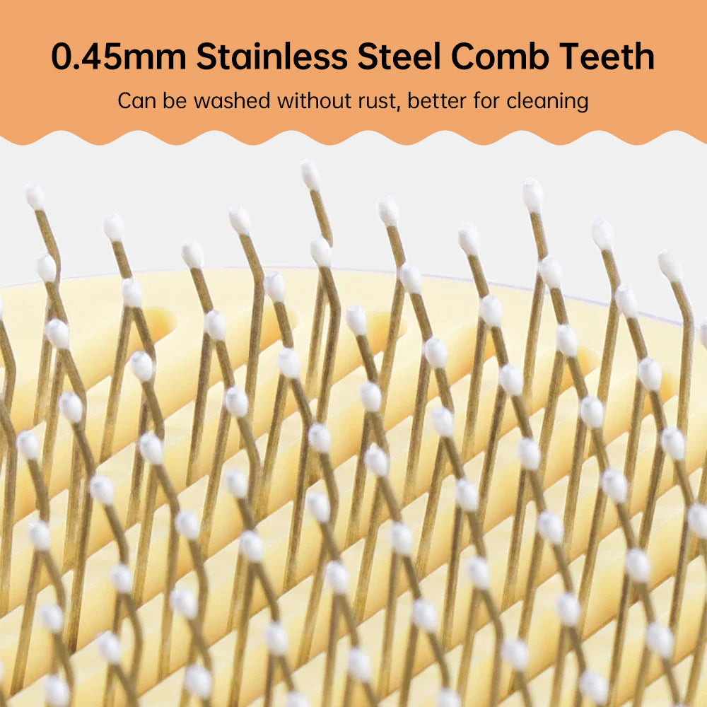 Aiitle Pet Loose Hair Remove Self-Cleaning Brush