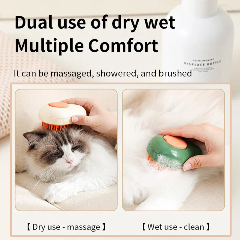Aiitle Avocado Pet Steamy Massage Brush