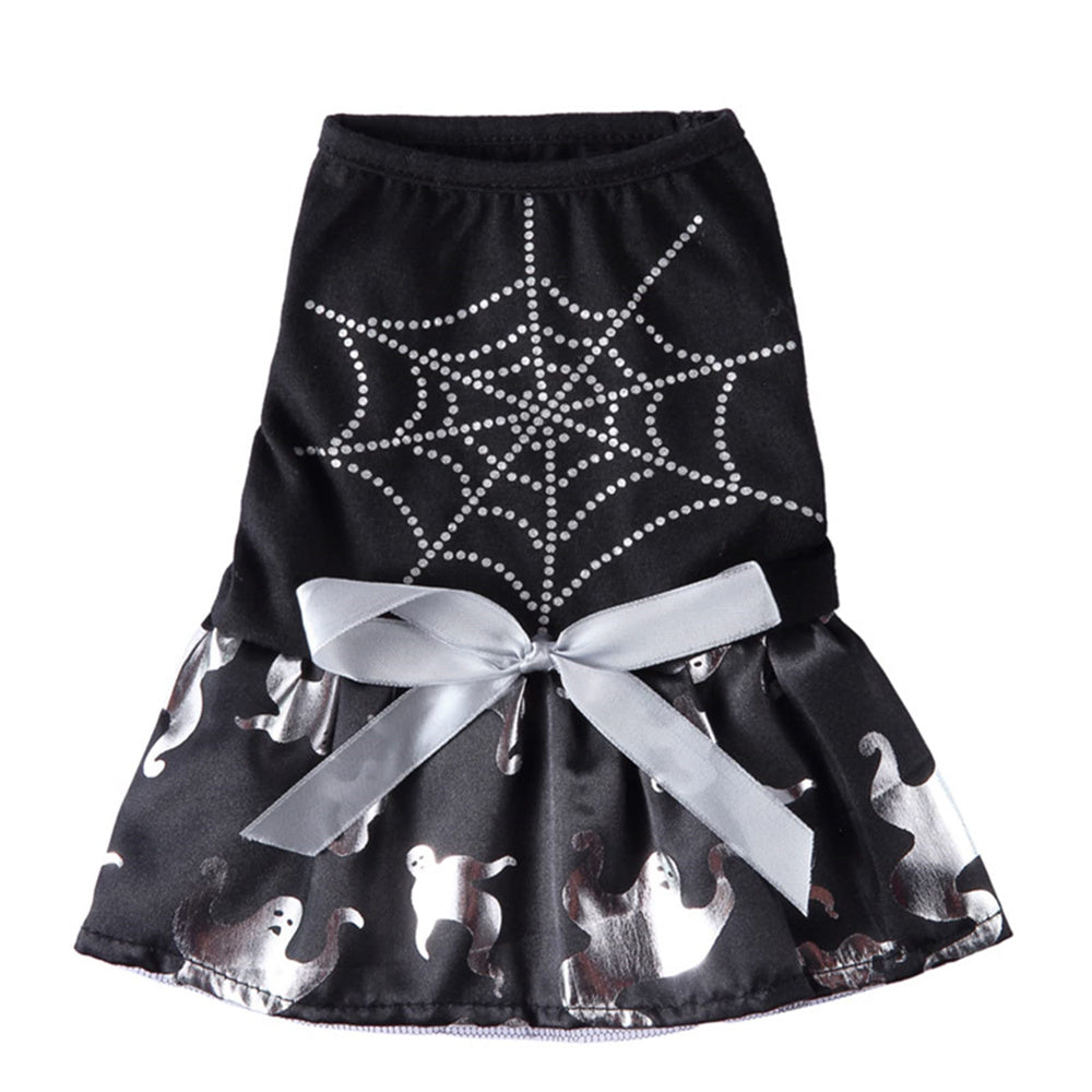 Aiitle Dog Halloween Black Ghost Costume