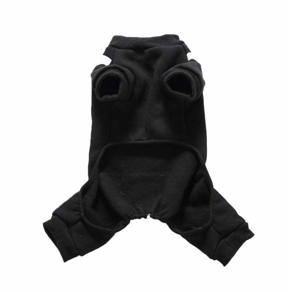 Aiitle Pet Halloween Black and White Skeleton Costume