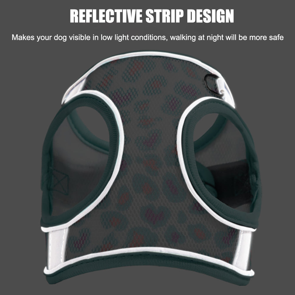 Aiitle Colorful Printed Mesh Dog Harness