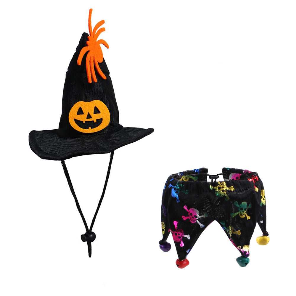 Aiitle Pet Halloween Skeleton Costume Set
