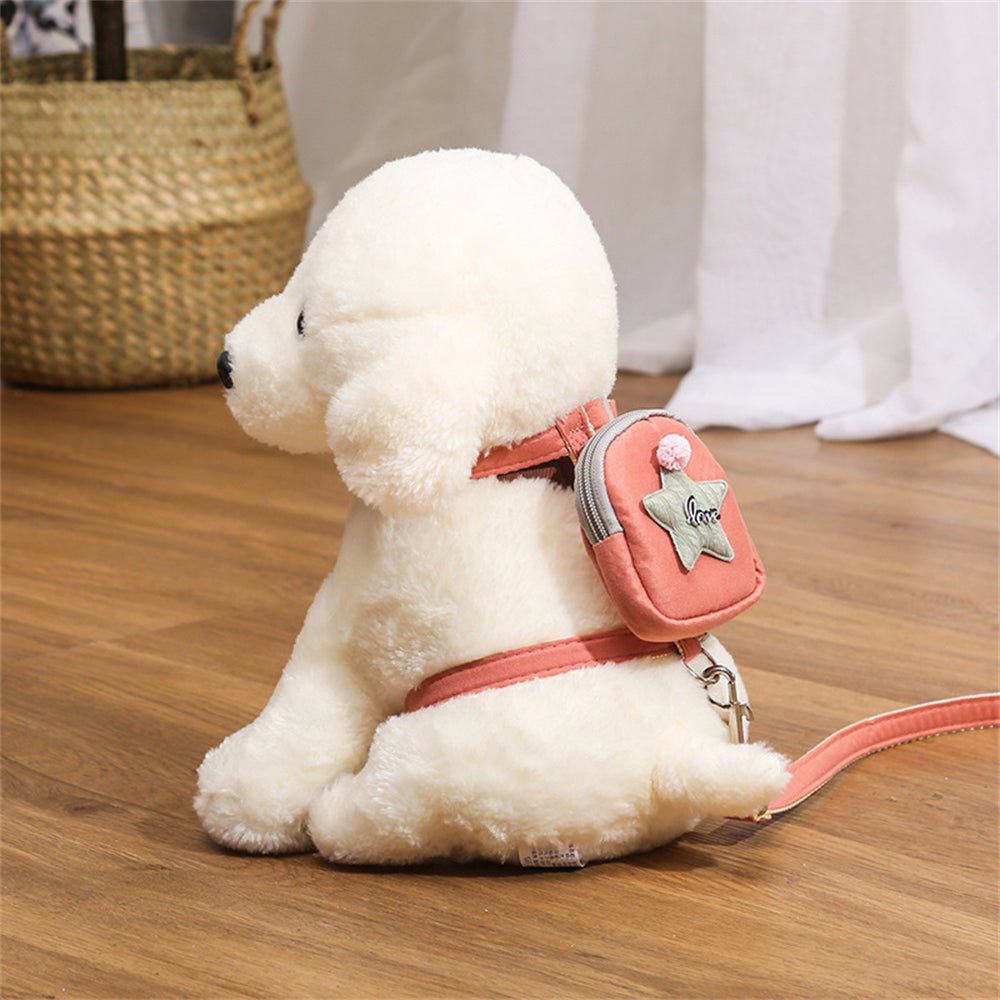 Aiitle Cute Adjustable Pet Harness Leash Set With Backpack