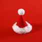 Aiitle Cute Bear Pet Christmas Striped Scarf Hat Set