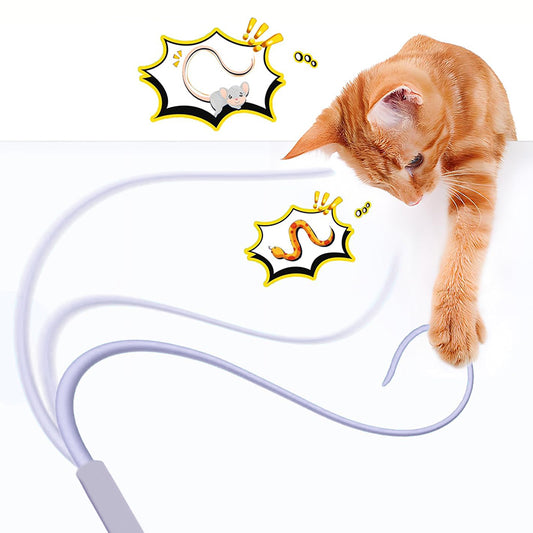 Aiitle Silicone Simulate Tail Cat Wand