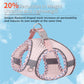 Aiitle Plaid Border Reflective Mesh Dog Harness Lavender