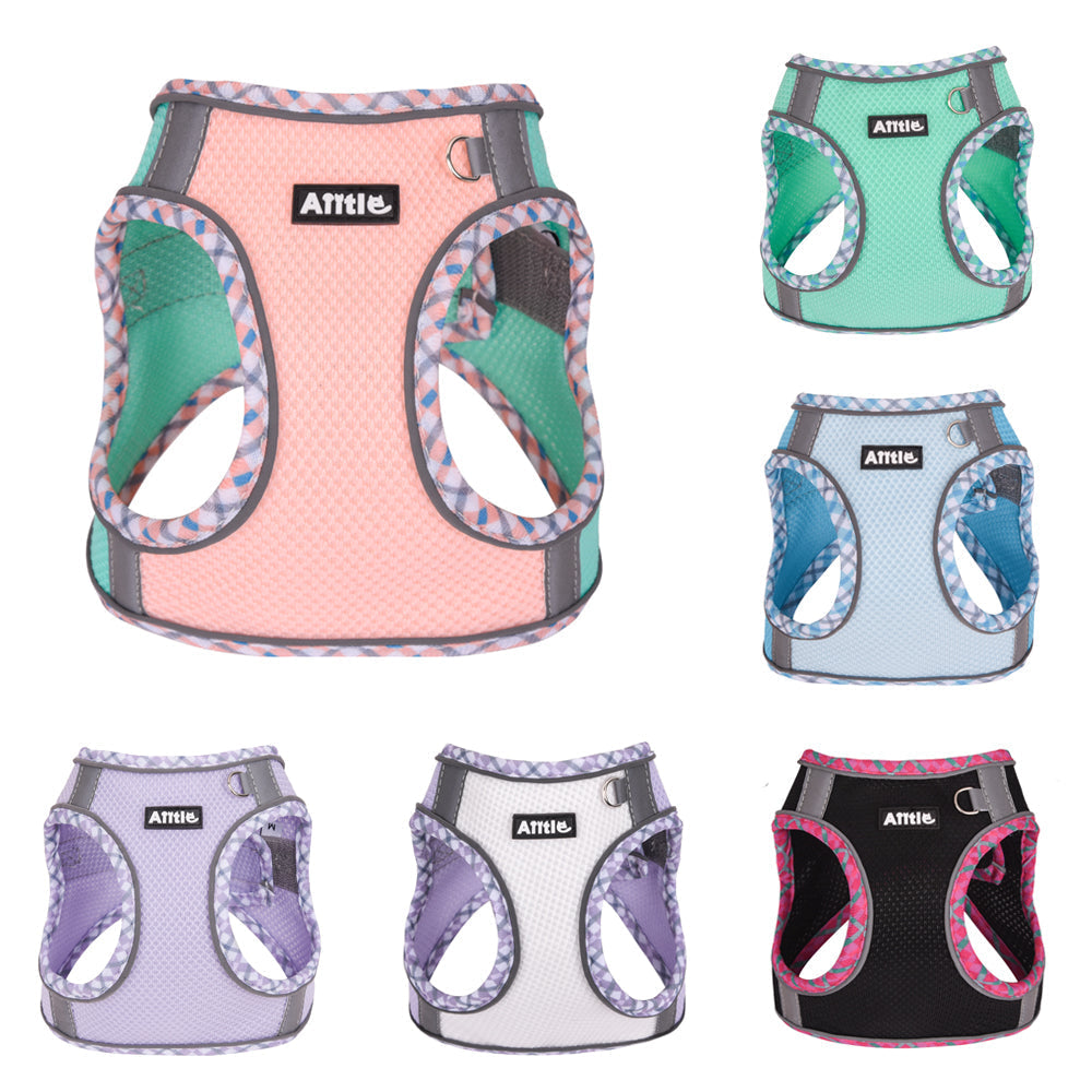 Aiitle Step in Breathable Air Mesh Dog Harness Black