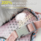 Aiitle Plaid Border Reflective Mesh Dog Harness Lavender