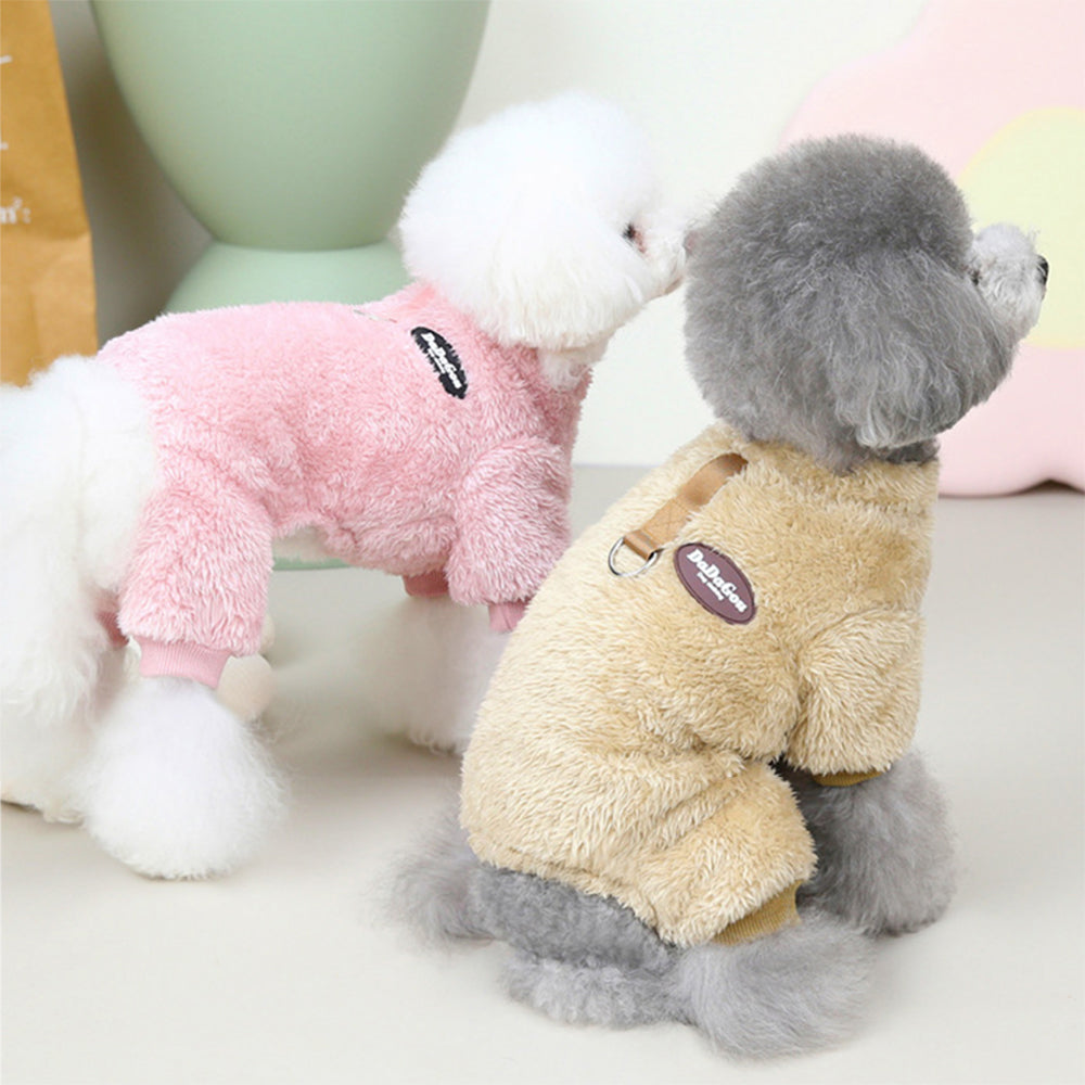 Aiitle Winter Fleece Elastic Dog Jumpsuit