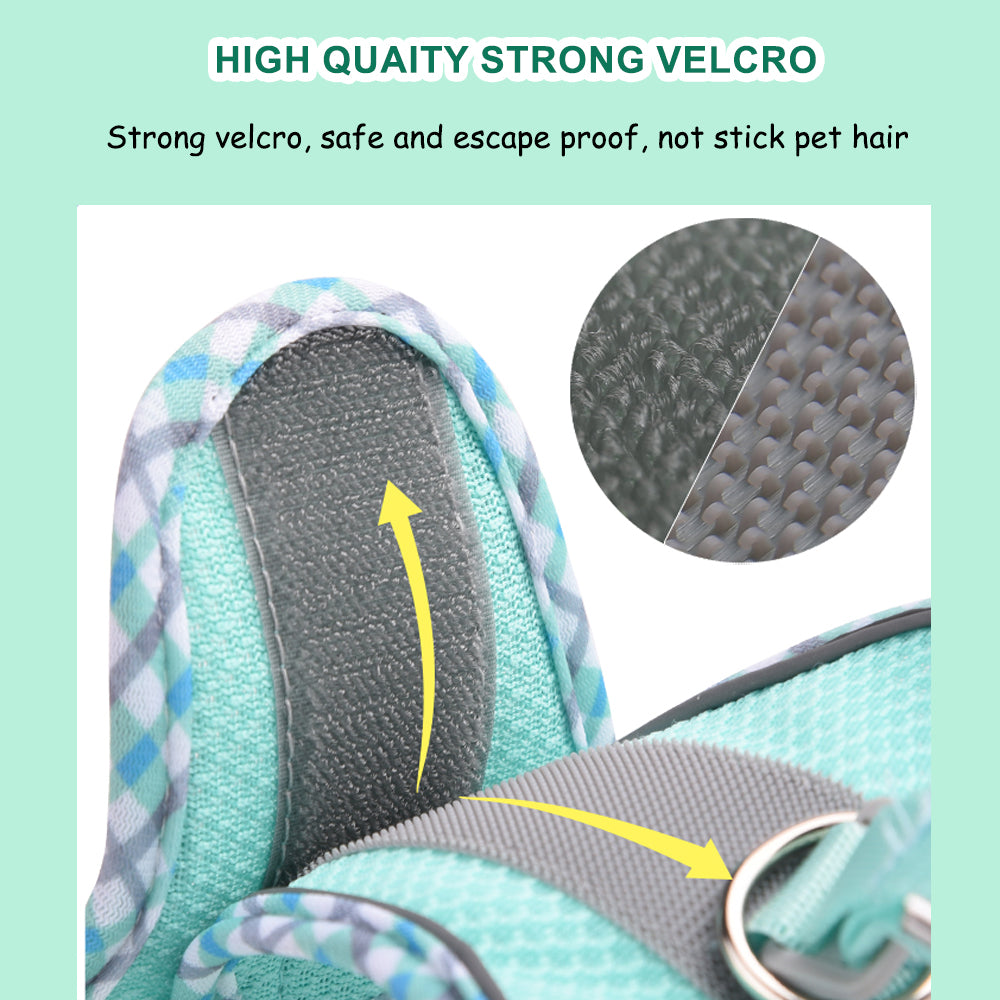 Aiitle Step in Breathable Air Mesh Dog Harness Black