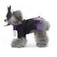 Aiitle Black and Purple Dog Hallloween Wizard Costume