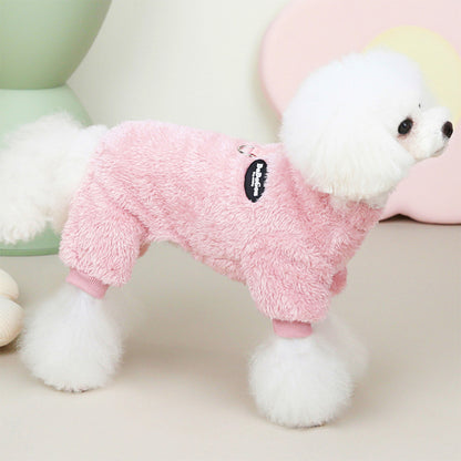 Aiitle Winter Fleece Elastic Dog Jumpsuit