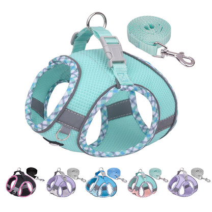 Aiitle Step in Breathable Air Mesh Dog Harness Blue