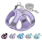 Aiitle Step in Breathable Air Mesh Dog Harness Orange