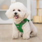 Aiitle Soft Adjustable Mesh Dog Harness Leash Set Green
