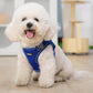 Aiitle Soft Adjustable Mesh Dog Harness Leash Set Royal Blue