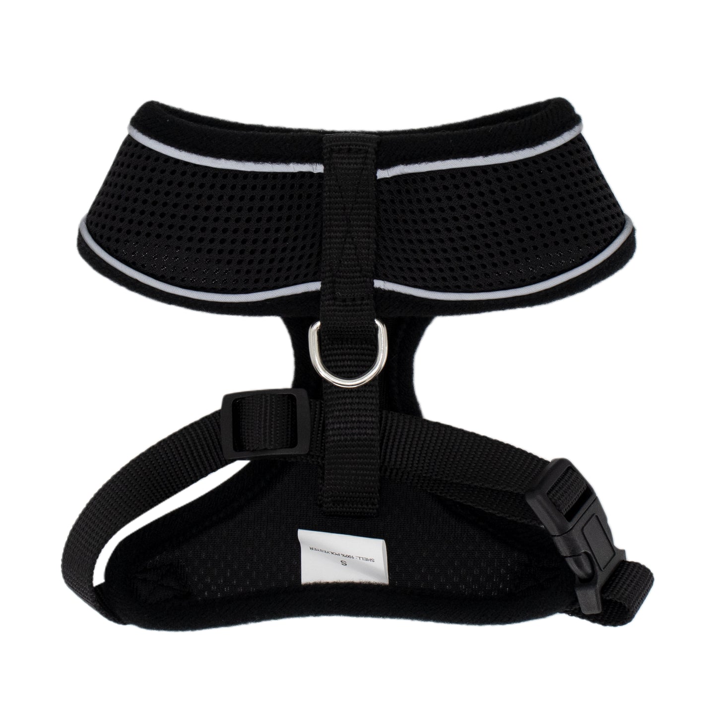 Aiitle Adjustable Mesh Small Dog Harness Black