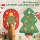 Aiitle Christmas Wall-Mounted Cat Scratching Mat