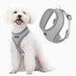Aiitle Adjustable Mesh Small Dog Harness Gray