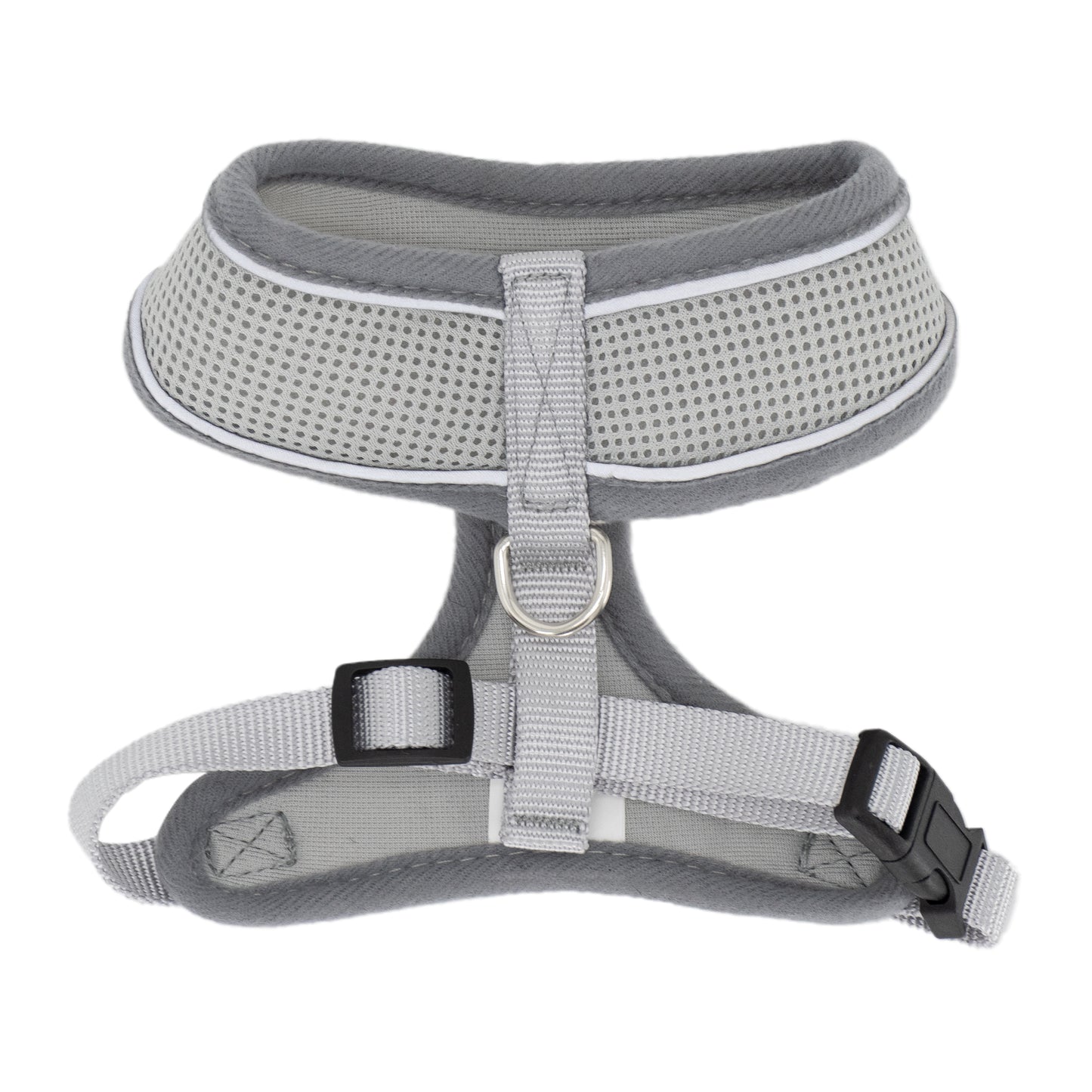 Aiitle Adjustable Mesh Small Dog Harness Gray