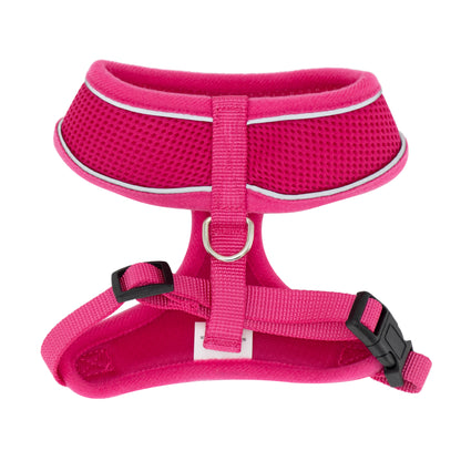 Aiitle Adjustable Mesh Small Dog Harness Hot Pink